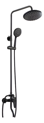 Columna De Ducha Con Monomando Negra 3 Funciones