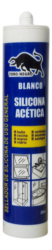 6 Pack Silicona Acetica Blanco Tubo 300ml - Imagen 3