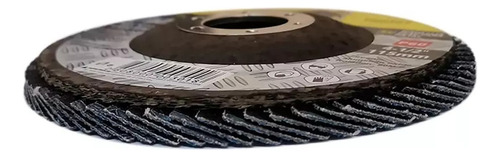 10 Disco Lija Traslapado Flap Metal 115mm Escoger Grano Grano P40 - Imagen 3